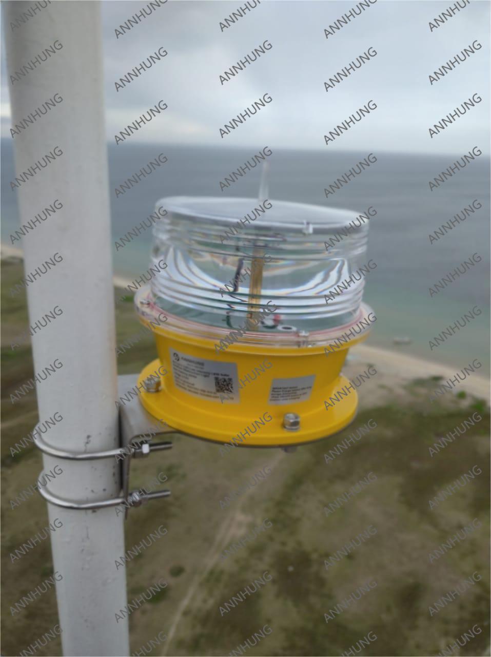 أحدث حالة شركة حول Solar Marine Lantern Installation Case: AH-LS-C IP68 IALA Navigation Lights