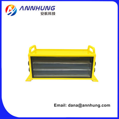 ضوء عائق طيران LED عالي الكثافة مقاوم للماء IP67 مع تباعد رأسي 3-7 درجات وشدة ≥200,000cd لوضع علامات على الأبراج