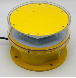 ضوء LED لعرقلة الطيران متوسطة الكثافة للحماية من الارتفاع باللون الأبيض